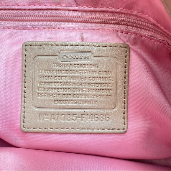 Coach Leather Ruffle Shoulder Bag - Picture 15 of 16